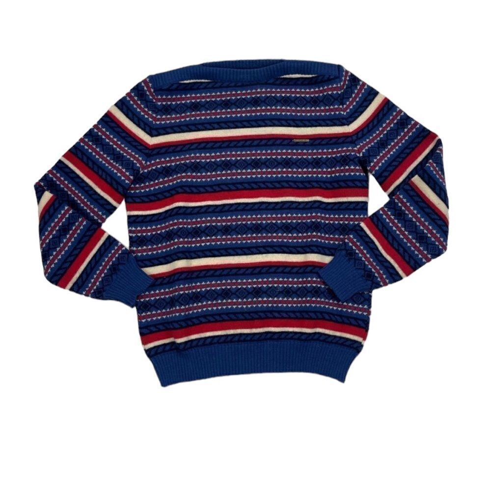 Geiger Tyrol Austria Fair Isle Aspre Wool Sweater